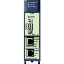 RX3I Ethernet module 10/100 Mbits 2 RJ45 connections one IP address occupies one slot on system base